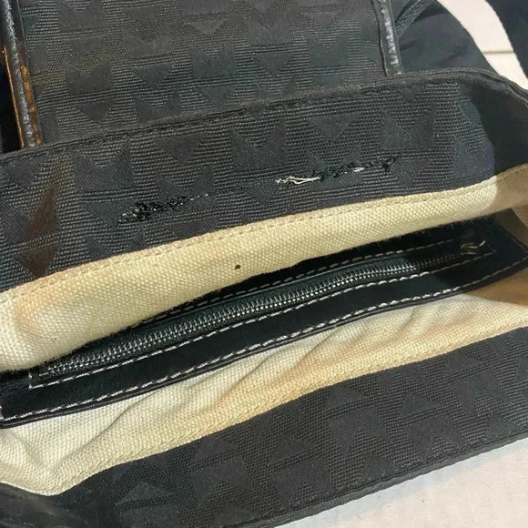 Michael kors Black canvas backpack main image 5